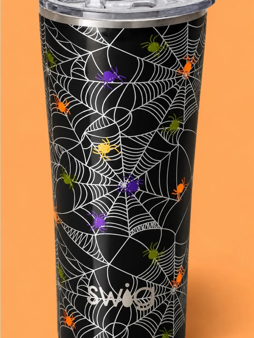 Swig life “Itsy Bitsy” Halloween 22 oz. Stainless steel Glow in the Dark Tumblr